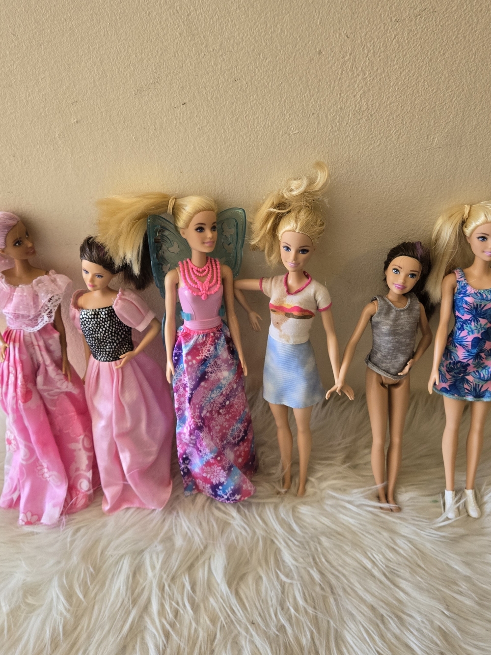Barbie Style Doll - Pink Multi Outfit Fashion Set